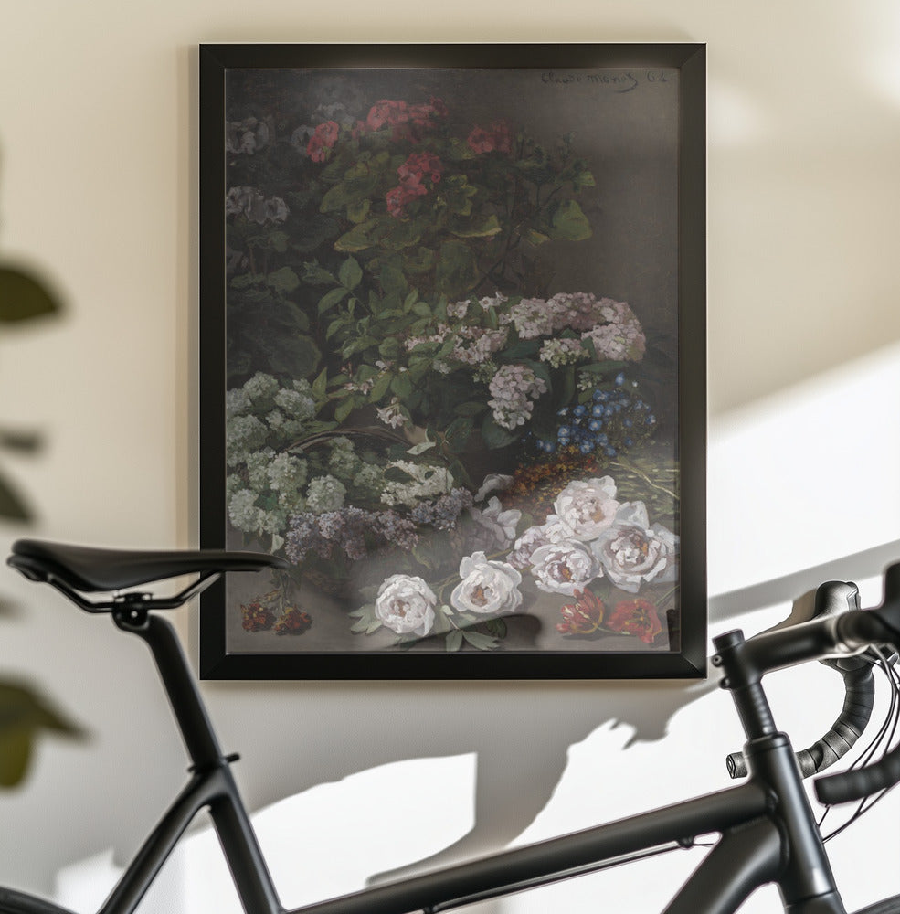 Spring Flowers (1864) By Claude Monet - Poster / Art Print - interiör