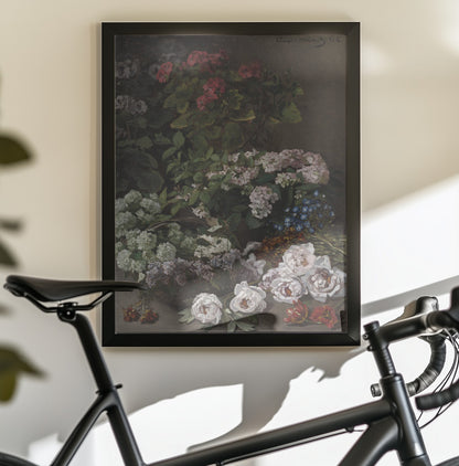 Spring Flowers (1864) By Claude Monet - Poster / Art Print - interiör