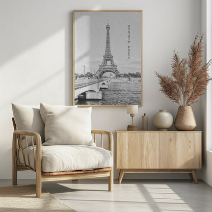 Bonjour Paris - Poster / Art Print - interiör