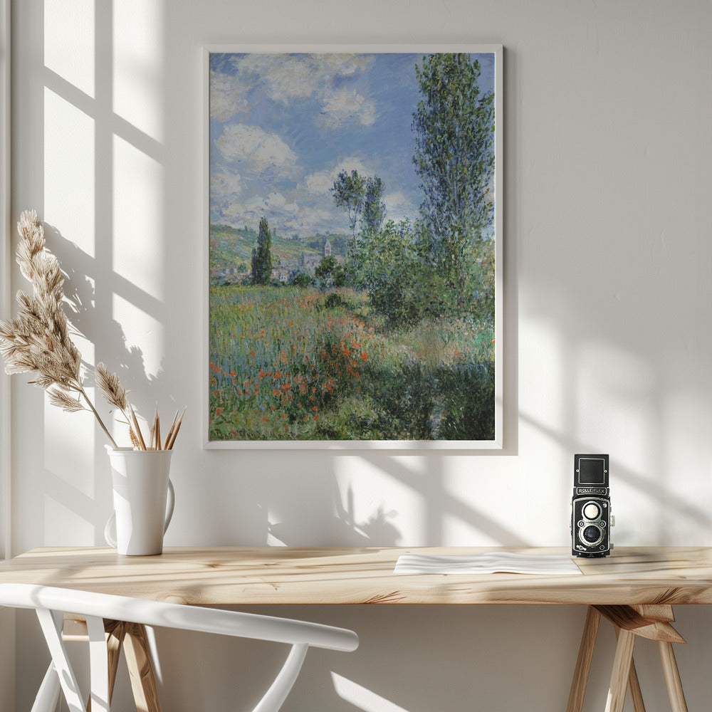 View of Vétheuil (1880) - Poster / Art Print - interiör