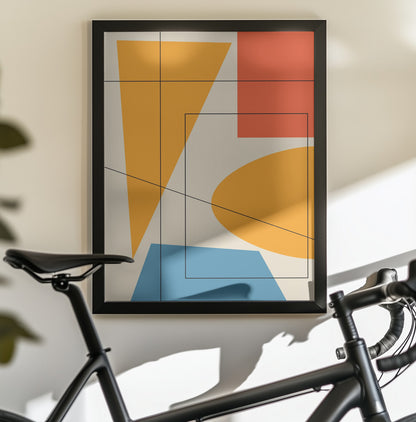 Geox1f  Oju 2x3 - Poster / Art Print - interiör