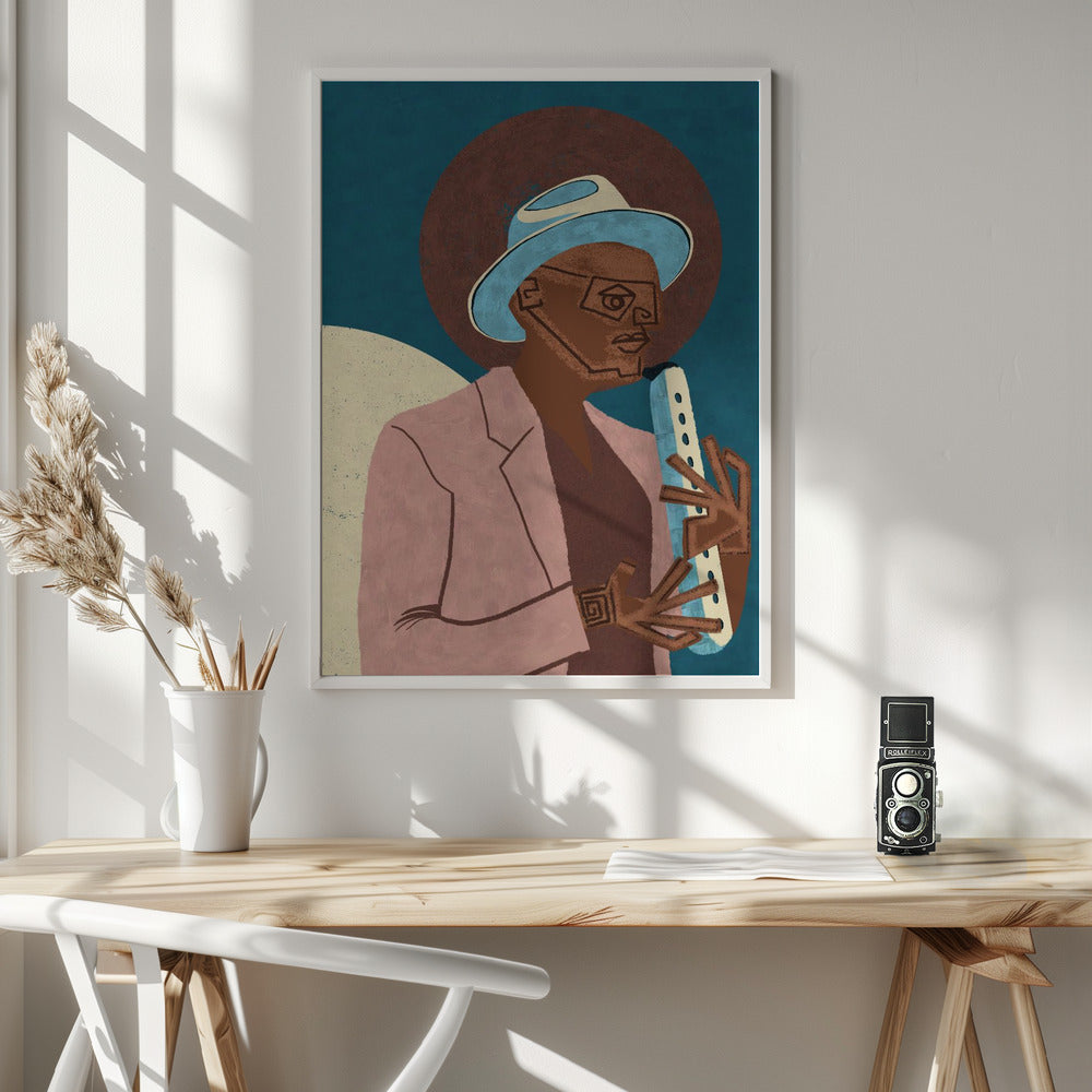 MUSICIAN GUY XIII - Poster / Art Print - interiör
