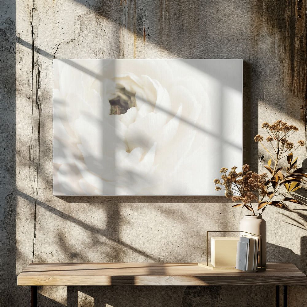 White Flower 02 - Poster / Art Print - interiör