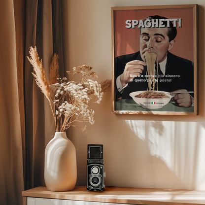 Spaghetti Lover - Poster / Art Print - interiör