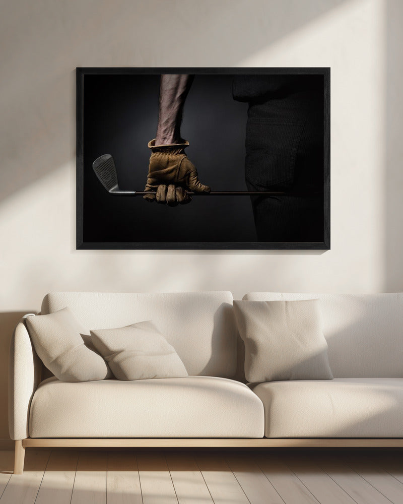 Yellow glove - Poster / Art Print - interiör