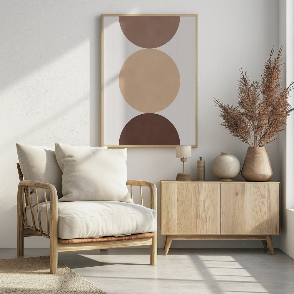 Circle composition 14 - Poster / Art Print - interiör