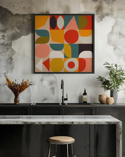 Bauhaus Modern Bold - Poster / Art Print - interiör