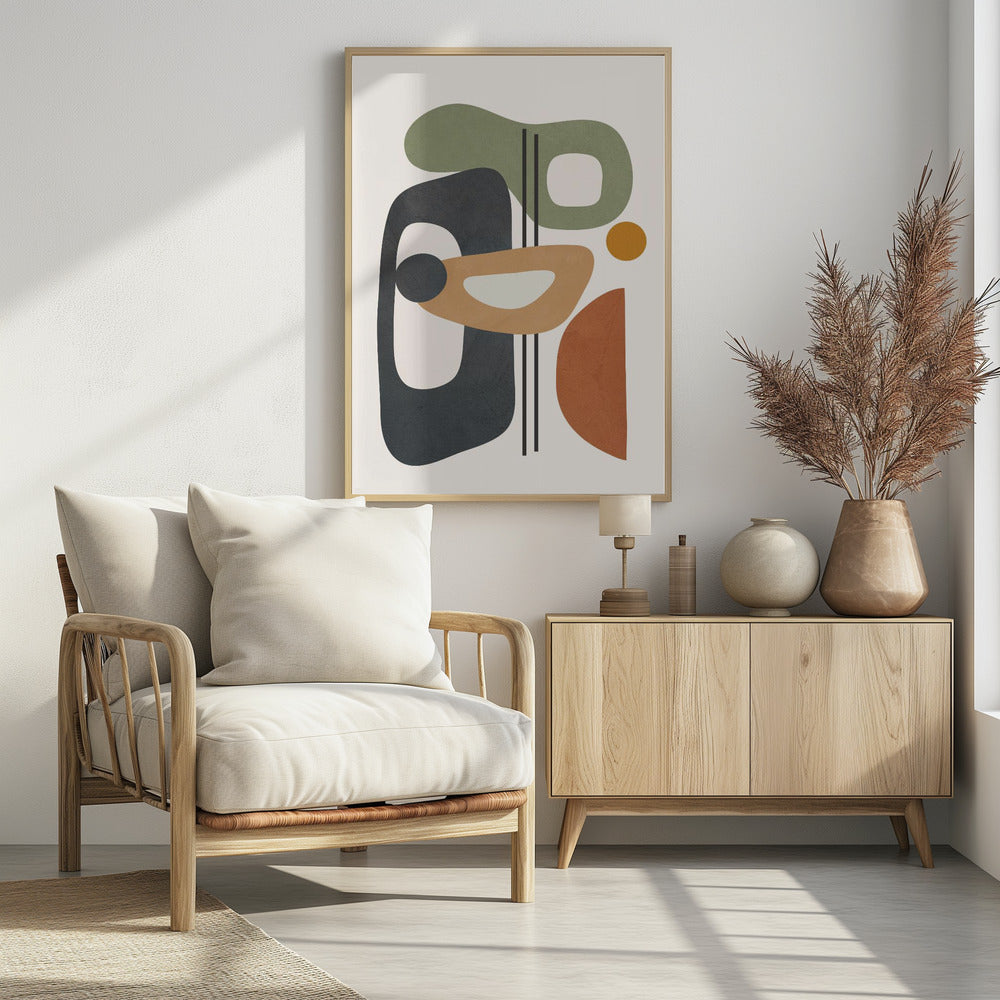 Organic Harmony - Poster / Art Print - interiör
