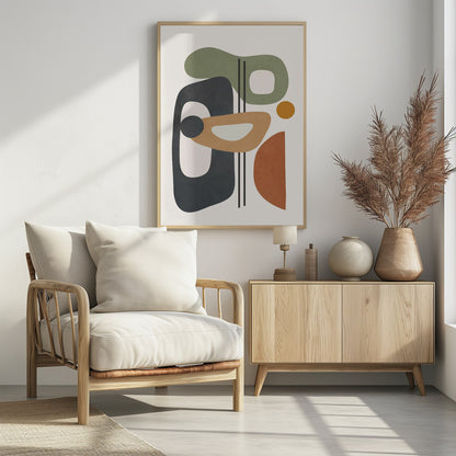 Organic Harmony - Poster / Art Print - interiör