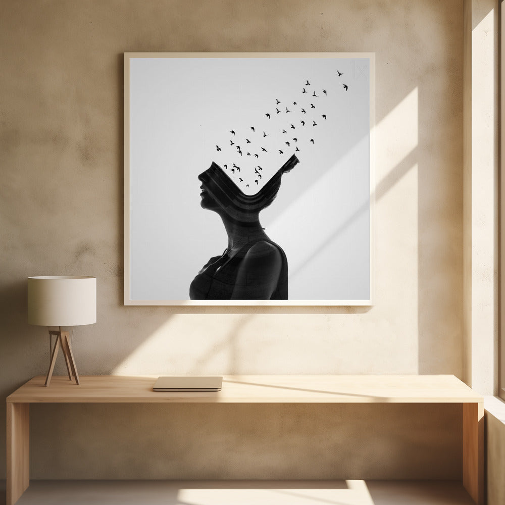 Tankarna flyger - Poster / Art Print - interiör