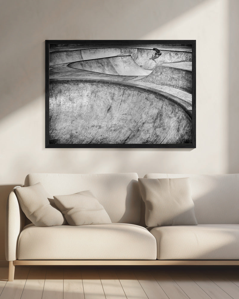Concrete slider - Poster / Art Print - interiör