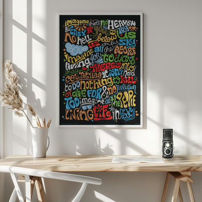 Imagine - Poster / Art Print - interiör