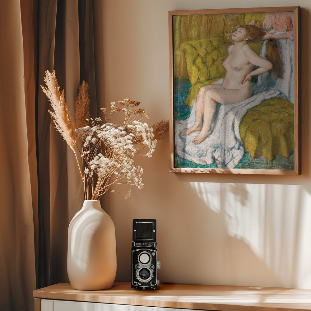 Nude Lady With Breast Showing - Poster / Art Print - interiör