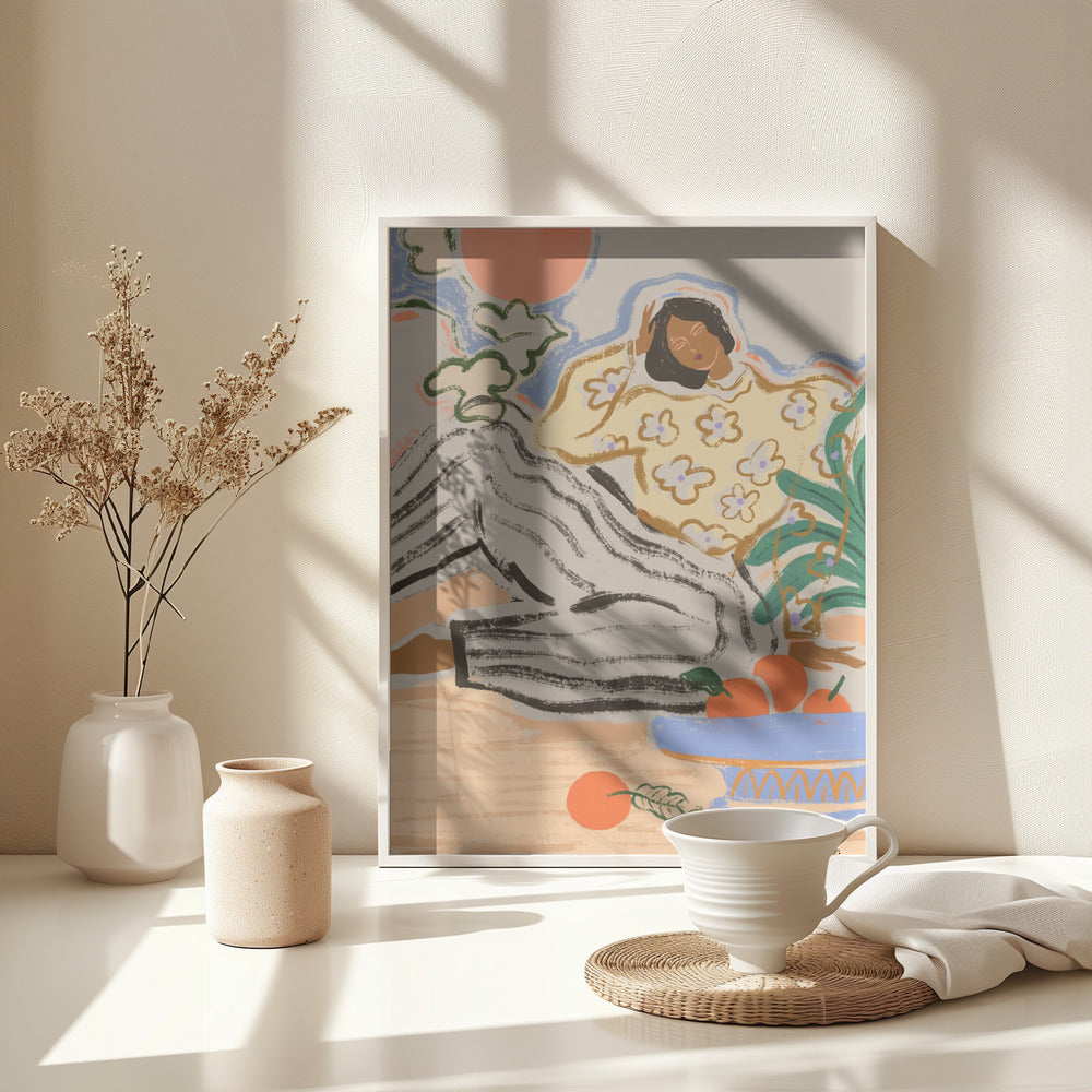 Lazydays - Poster / Art Print - interiör