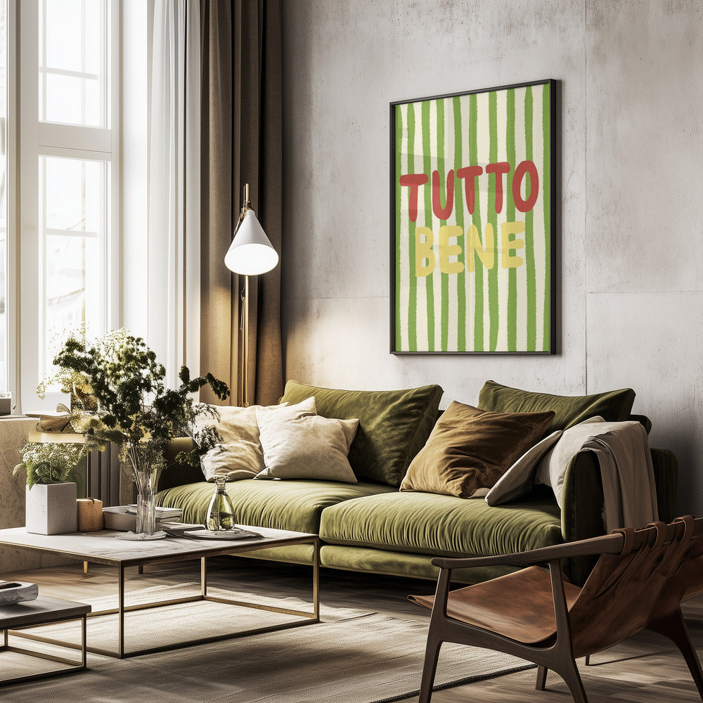 Tutto Bene - Poster / Art Print - interiör