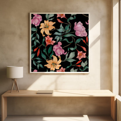 Potted Florals - Poster / Art Print - interiör