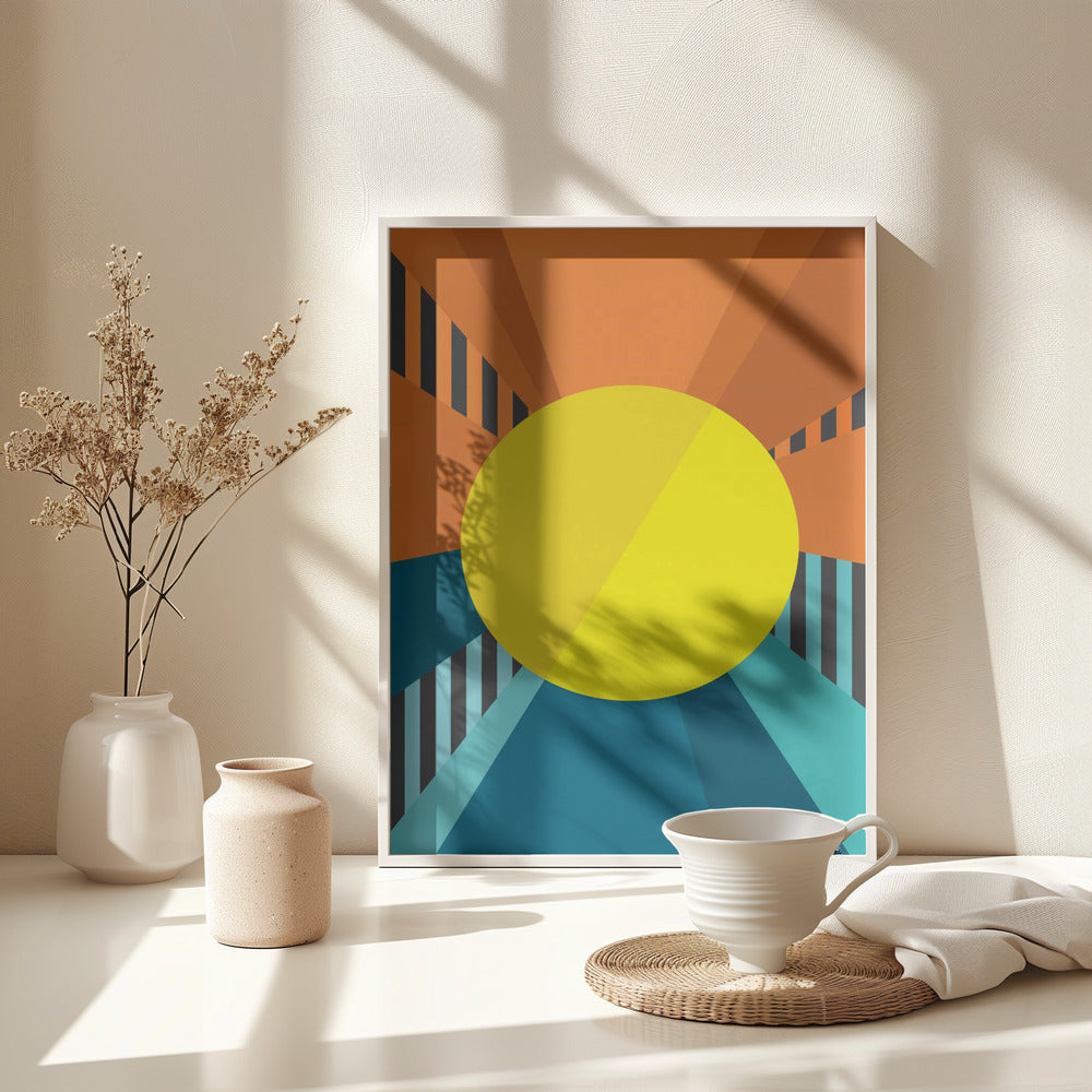 Sunshine On A Rainy Day - Poster / Art Print - interiör