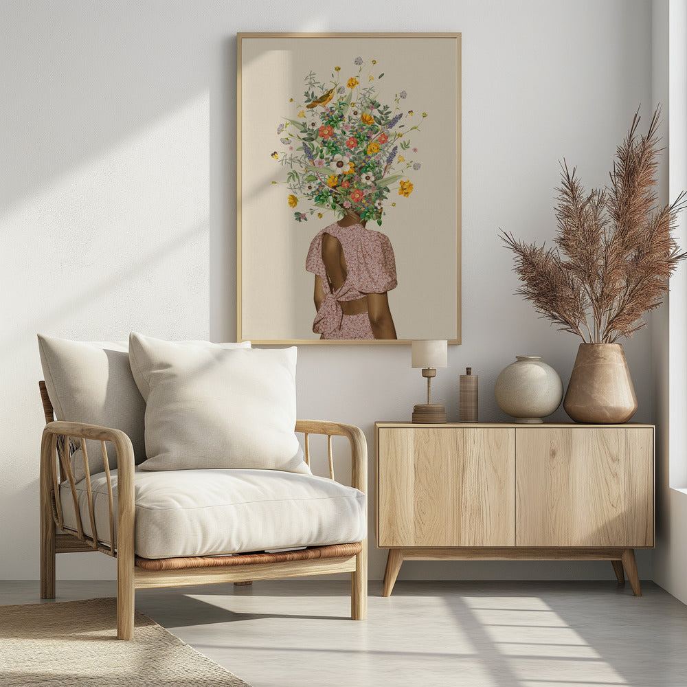 Wildflower bouquet - Poster / Art Print - interiör