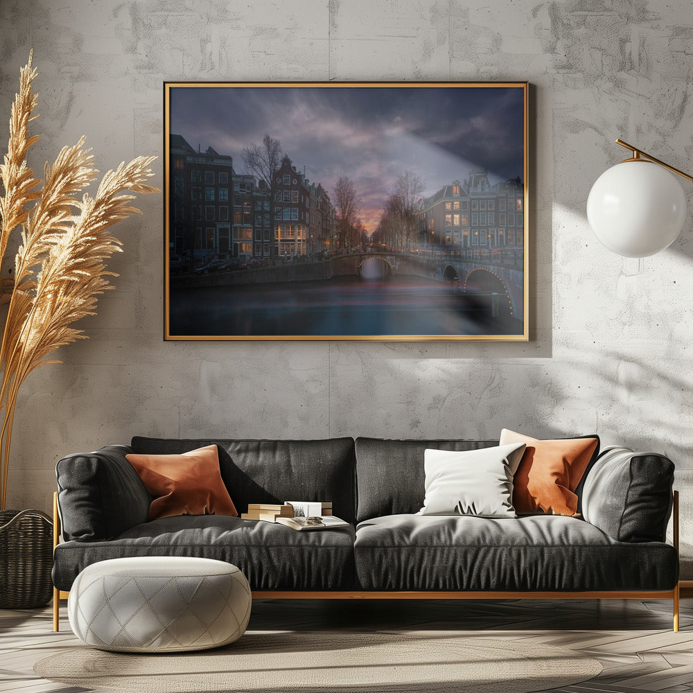 Amsterdam before the storm 7R21334 - Poster / Art Print - interiör