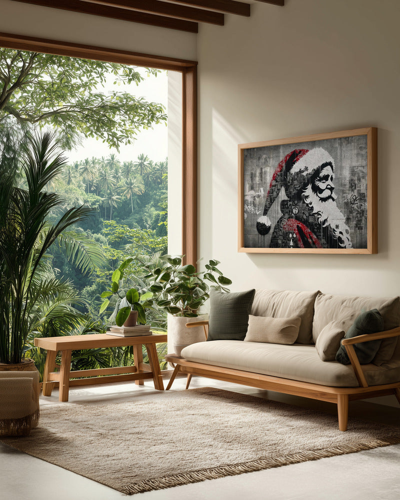 Santa - Poster / Art Print - interiör