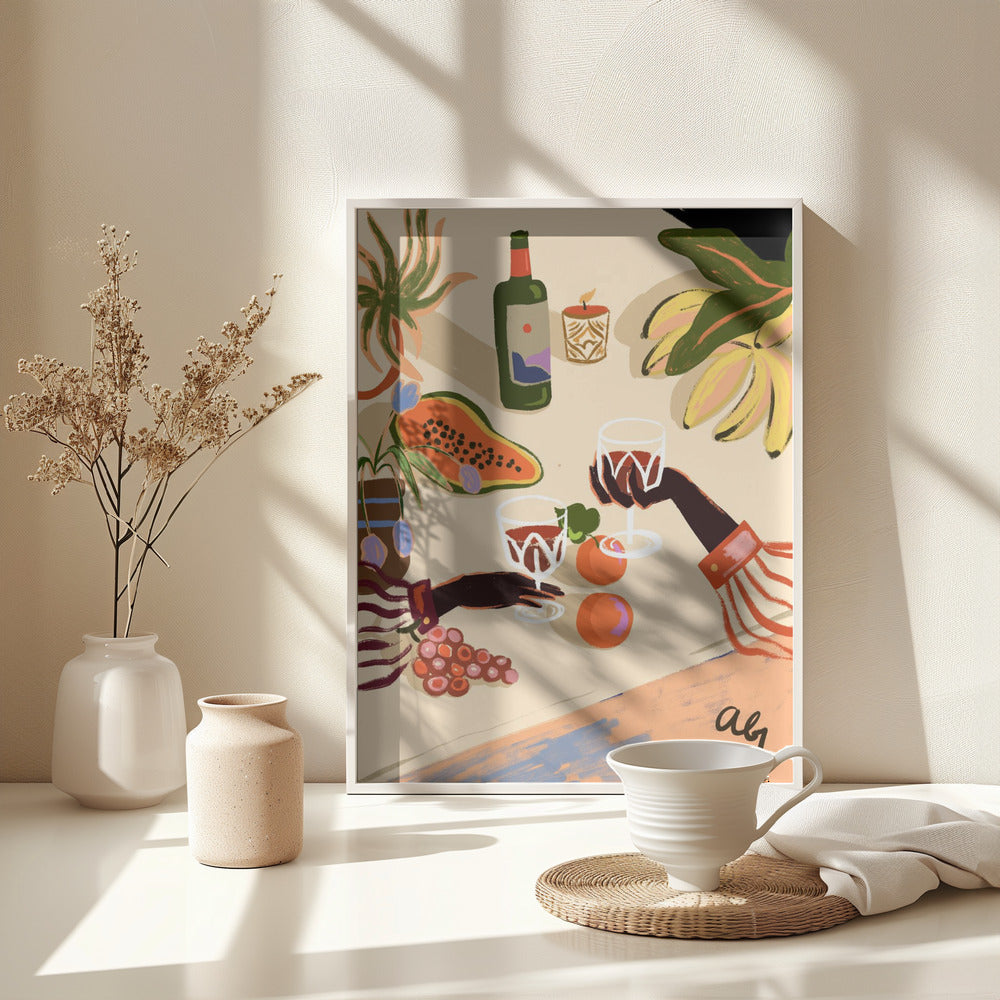 Cheers To You - Poster / Art Print - interiör