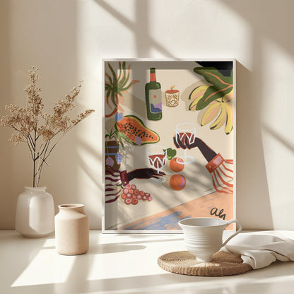 Cheers To You - Poster / Art Print - interiör