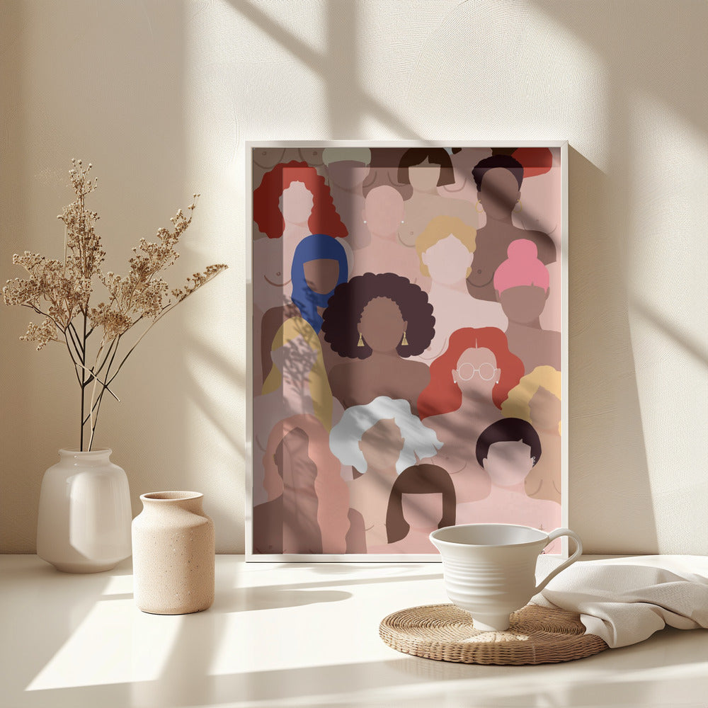 Who run the world - Poster / Art Print - interiör