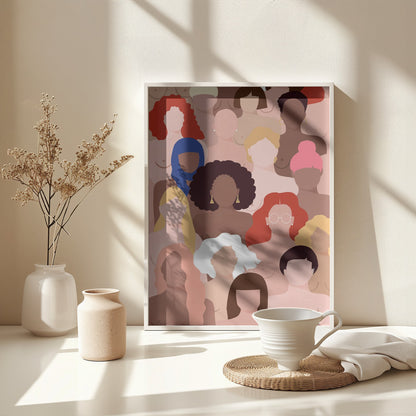 Who run the world - Poster / Art Print - interiör