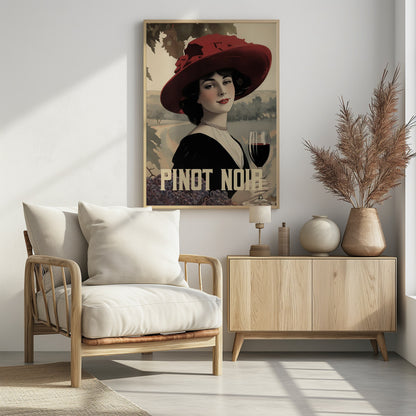 Pinot Noir - Poster / Art Print - interiör