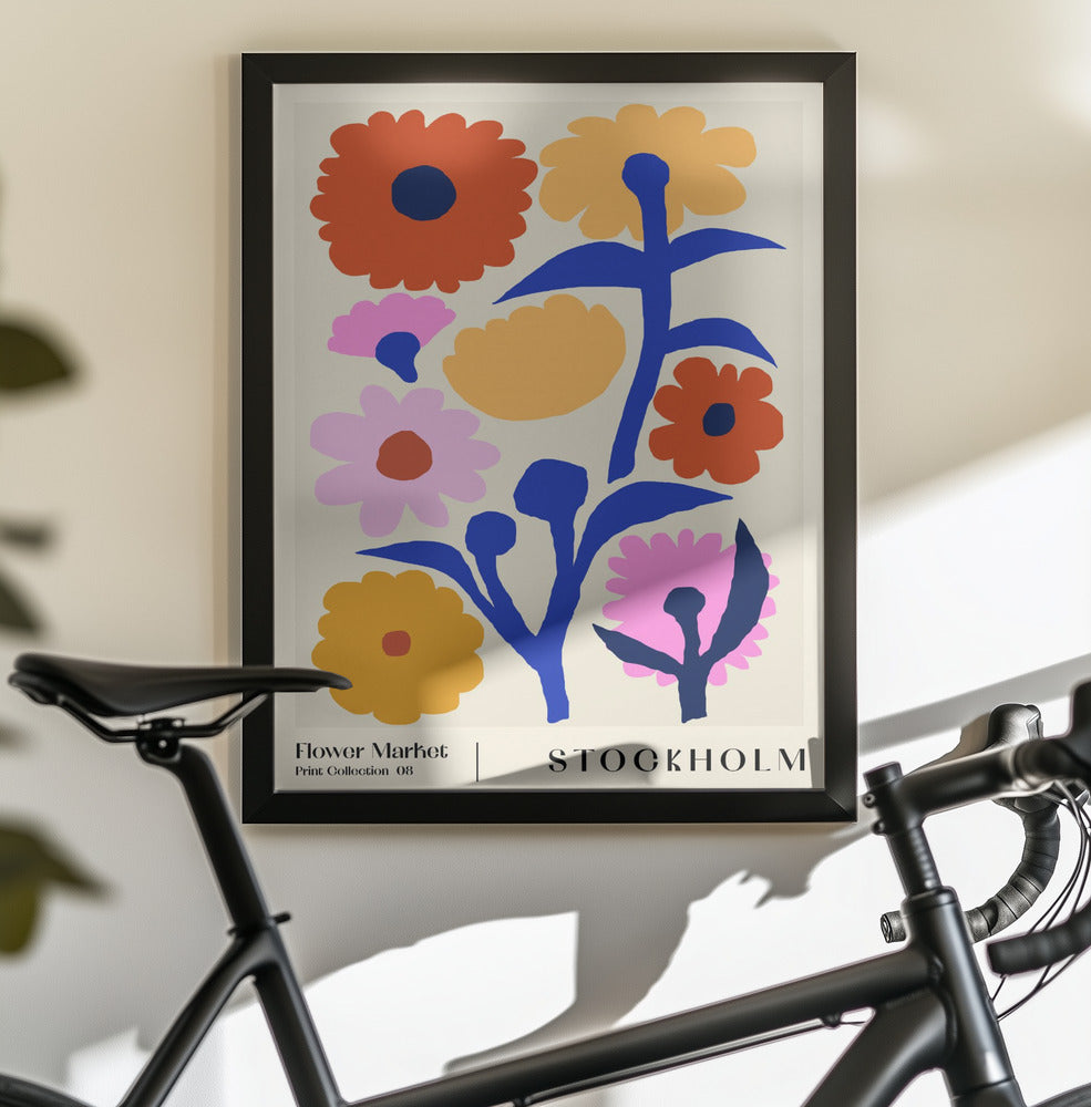Flower Market. Stockholm - Poster / Art Print - interiör