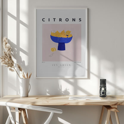 Lemons - Poster / Art Print - interiör