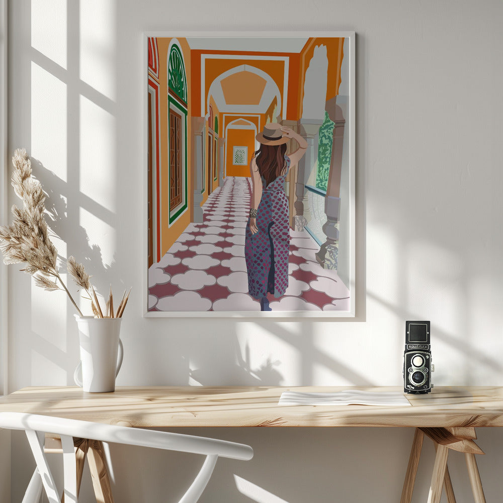 Wanderlust Pathway - Poster / Art Print - interiör