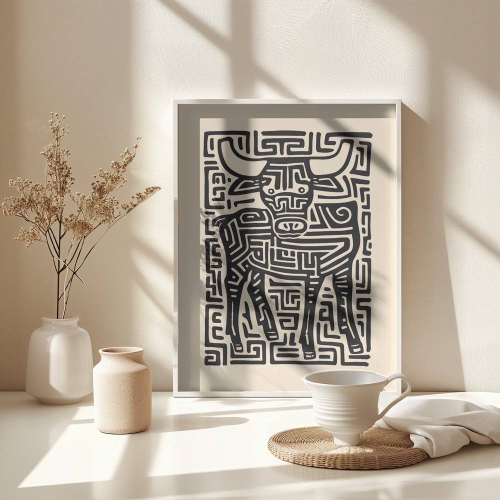 Taurus No 2 - Poster / Art Print - interiör