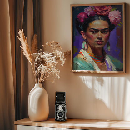 Portrait Of Frida - Poster / Art Print - interiör