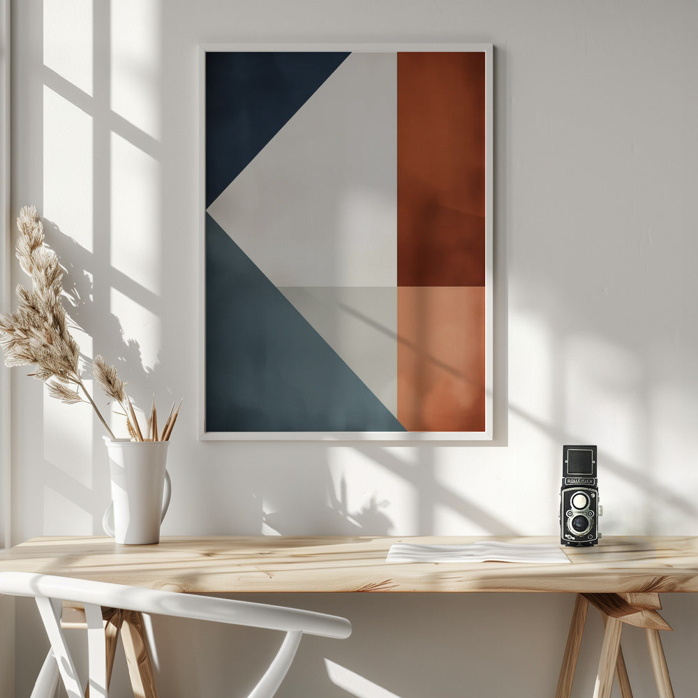 Perfect Geometric Shapes No 2 - Poster / Art Print - interiör