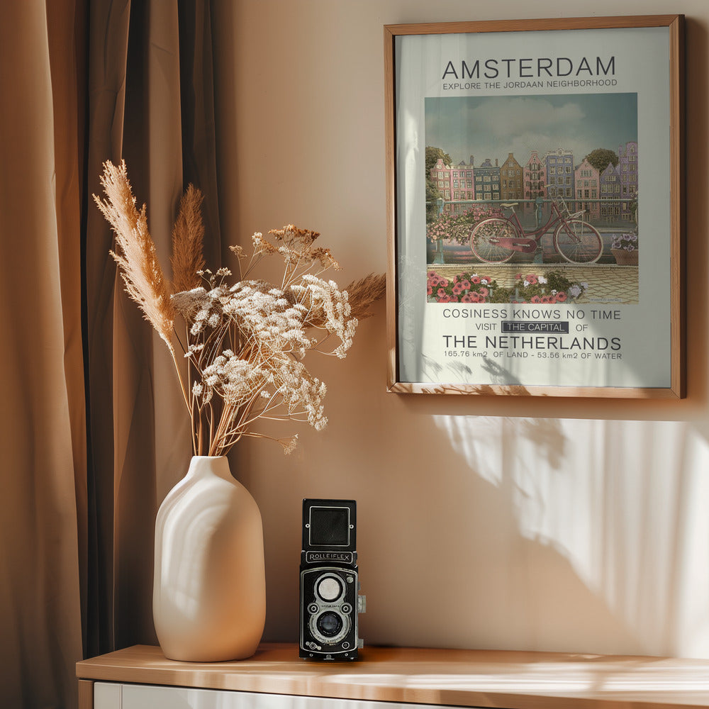 Amsterdam print - Poster / Art Print - interiör