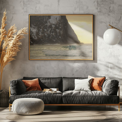 Only the ocean - Poster / Art Print - interiör