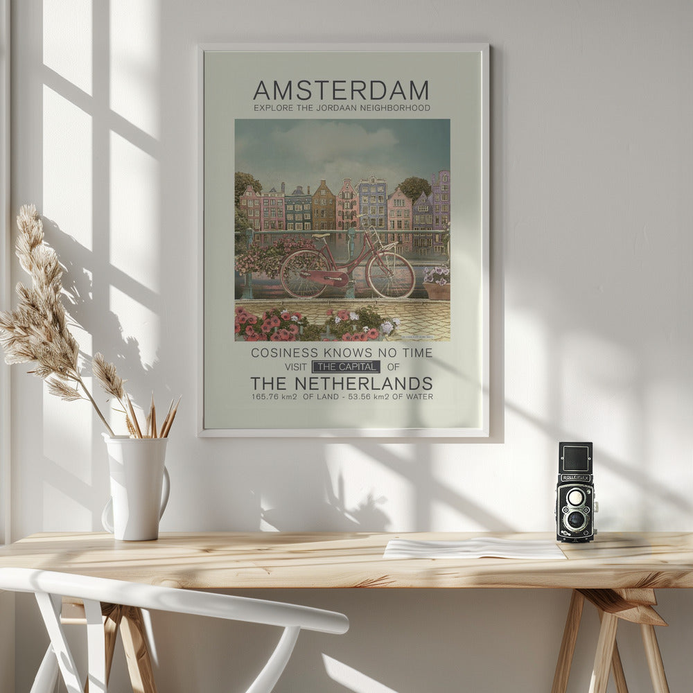Amsterdam print - Poster / Art Print - interiör