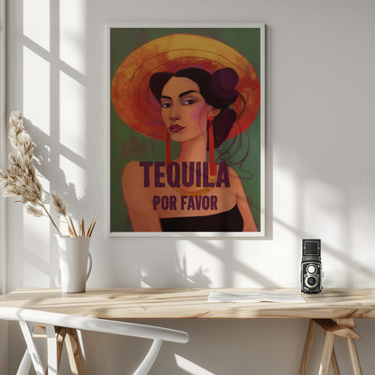 Tequila Por Favor - Poster / Art Print - interiör