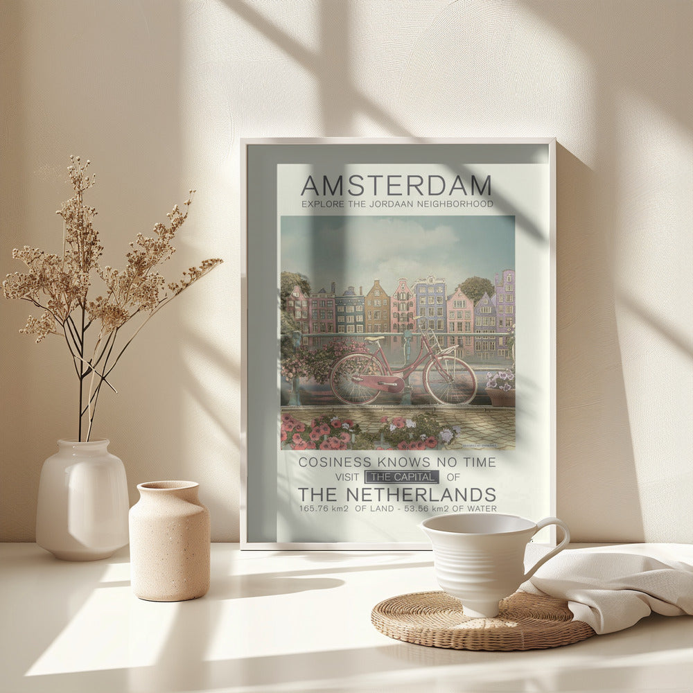 Amsterdam print - Poster / Art Print - interiör