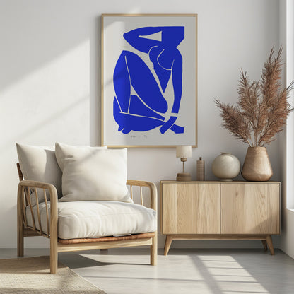 Nudo Blu III 1952 - Poster / Art Print - interiör