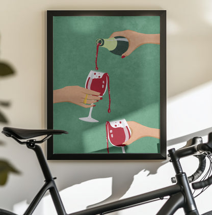 Cheers Girls - Poster / Art Print - interiör