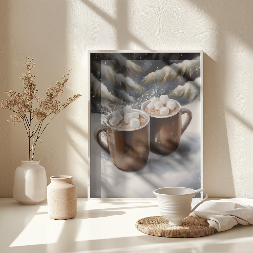Hot Cocoa - Poster / Art Print - interiör