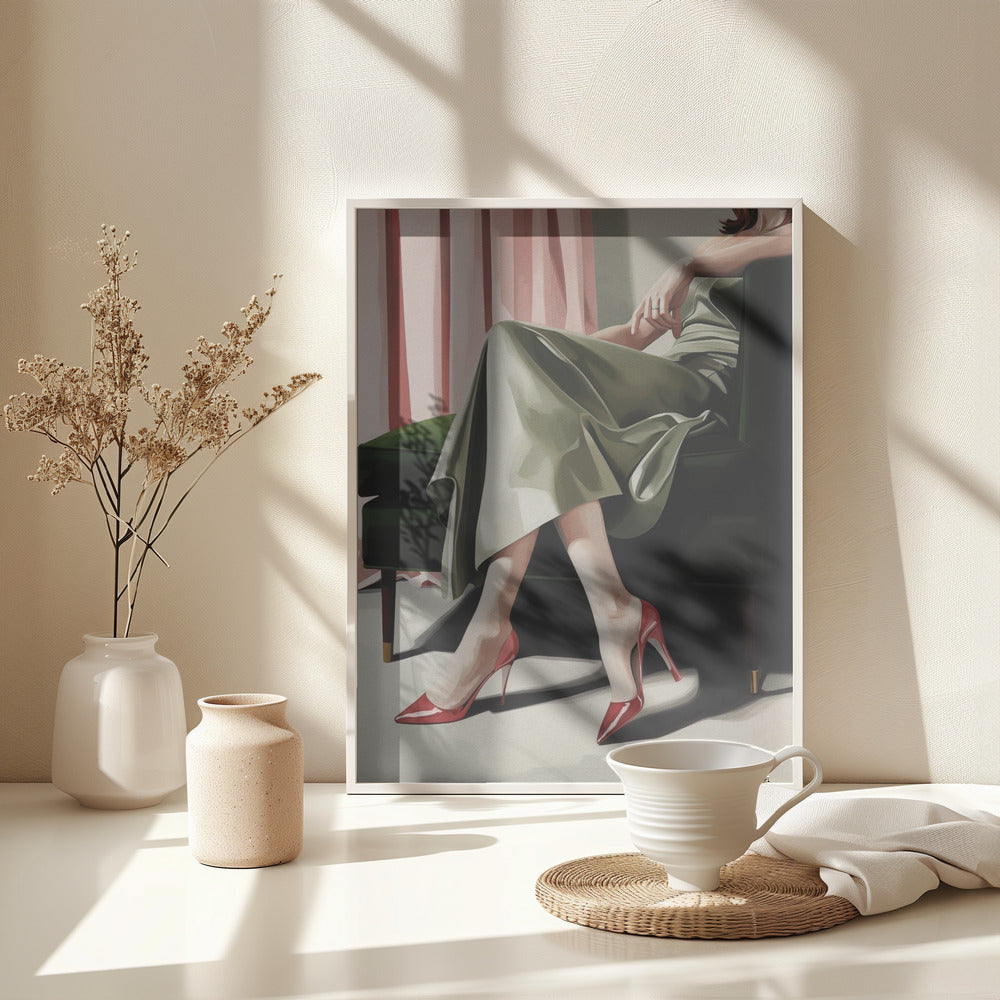 Waiting for the Guests - Poster / Art Print - interiör