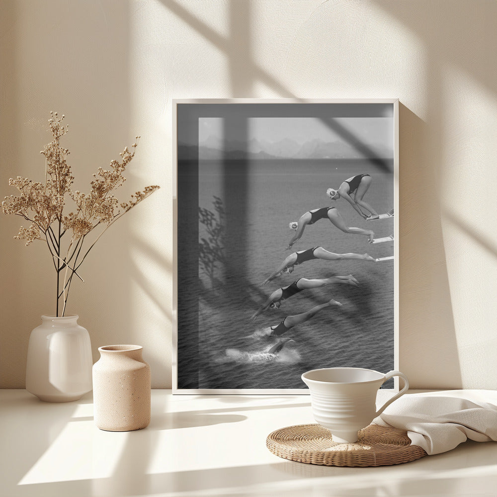 The beauty of diving - Poster / Art Print - interiör