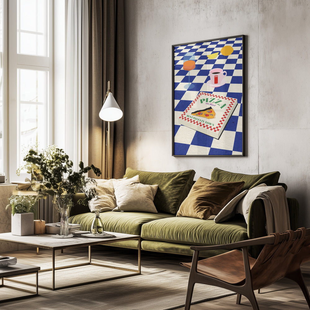 The Italian Menu - Poster / Art Print - interiör