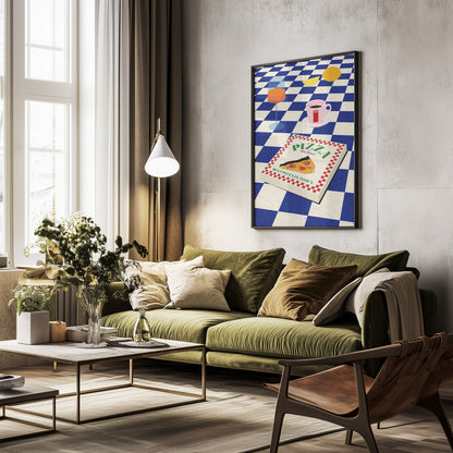 The Italian Menu - Poster / Art Print - interiör