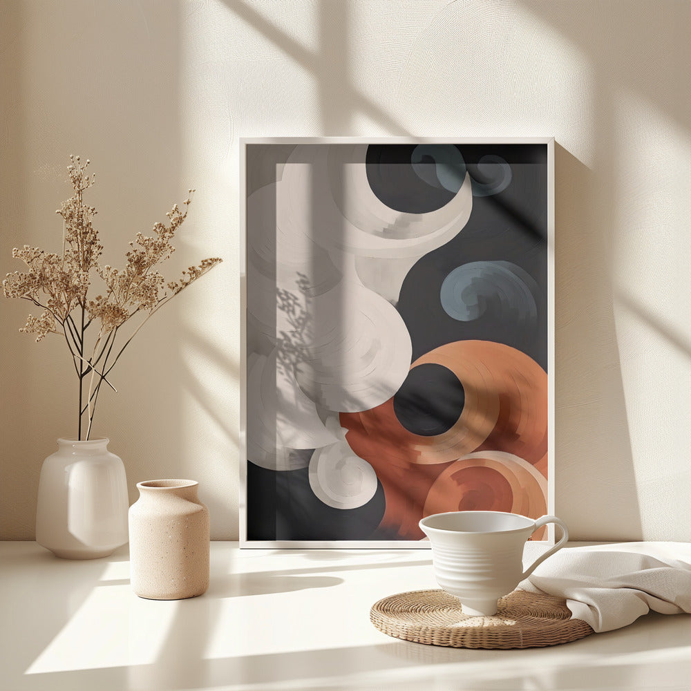 Abstract Clouds No 2 - Poster / Art Print - interiör