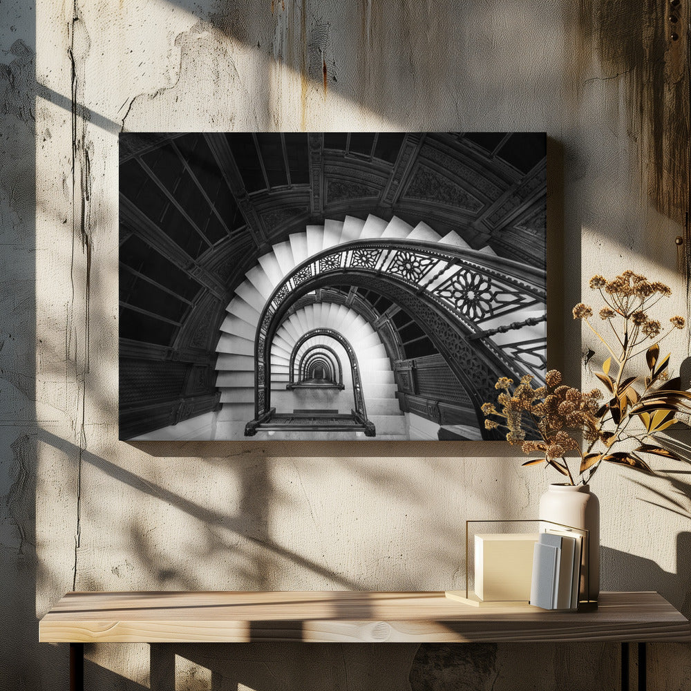 Staircase - Poster / Art Print - interiör