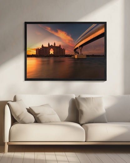 Atlantis Sunset - Poster / Art Print - interiör